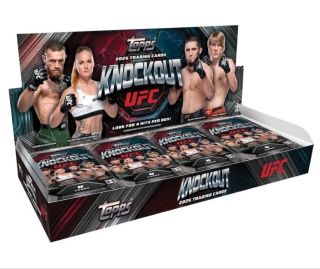 Novinka z řady UFC sběratelských karet. Top produkt 2025 Topps Knockout UFC Hobby Box máme skladem! 💥💪 Koupíte a dostanete...